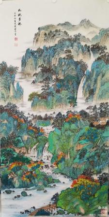 如此多娇_尚民英绘画_运城市山水画院收录作品