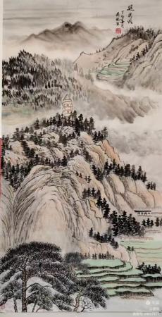 延安颂_杨艳芳绘画_运城市山水画院收录作品