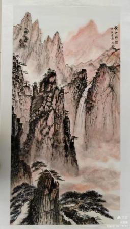 黄山秋韵_杨艳芳绘画_运城市山水画院收录作品