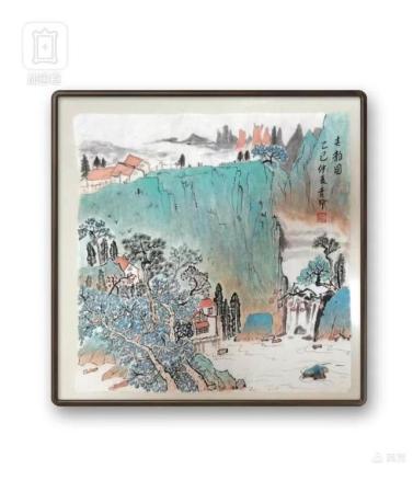 春韻圖《小品》_趙青玲绘画_运城市山水画院收录作品