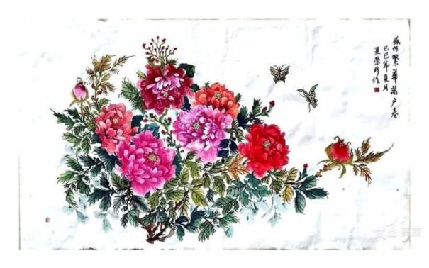 盛世繁华万户春《小品》_夏榮珍绘画_运城市山水画院收录作品