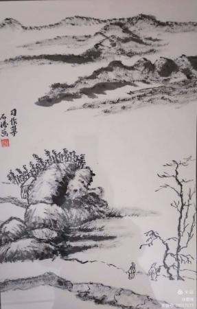 仿石涛山水《小品》_韩立绘画_运城市山水画院收录作品